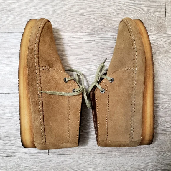 靴 Clarks WEAVER BOOT OAKWOOD SUEDE 26169234] Mens CLARKS WEAVER BOOT - MAPLE SUEDE | eBay